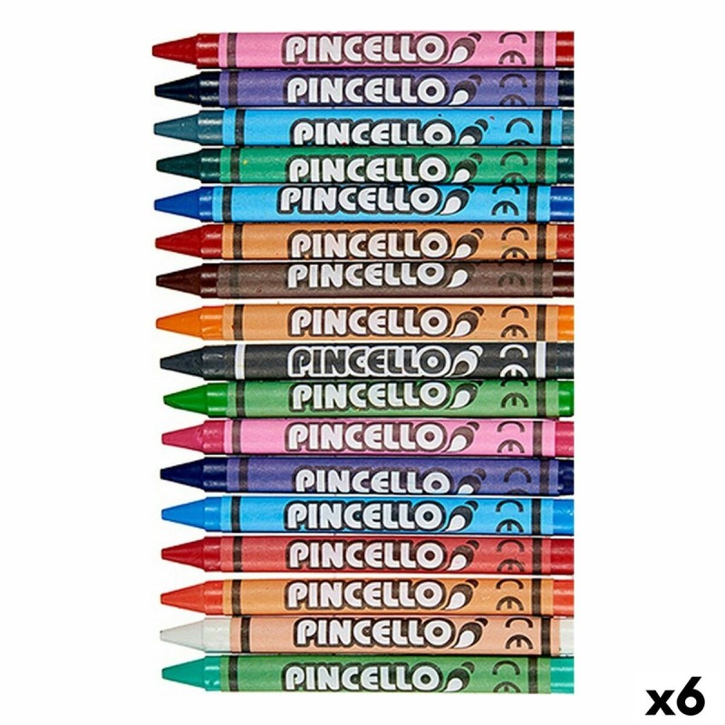 Ceras de colores Pincello 36C Multicolor (6 Unidades) Ceras de colores Pincello 36C Multicolor (6 Unidades)