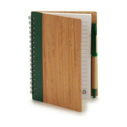 Libreta de Anillas con Bolígrafo Pincello AR1810133 1 x 16 x 12 cm Bambú (12 Unidades)