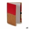 Libreta de Anillas con Bolígrafo Pincello 1711112 12,5 x 18 cm Madera (12 Unidades)