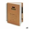 Libreta de Anillas con Bolígrafo Pincello AR1810114 2,5 x 21 x 18 cm Calculadora (12 Unidades)