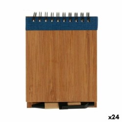 Libreta de Anillas con Bolígrafo Pincello AR1810135 1 x 10 x 13 cm Bambú (24 Unidades)