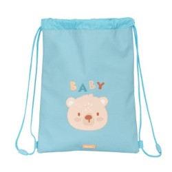 Bolsa Mochila con Cuerdas Safta Baby bear Azul