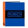 Carpeta de anillas Munich Submarine Azul eléctrico A4 27 x 33 x 6 cm