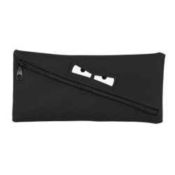 Estuche Escolar Safta   Cara 22 x 11 x 1 cm Negro