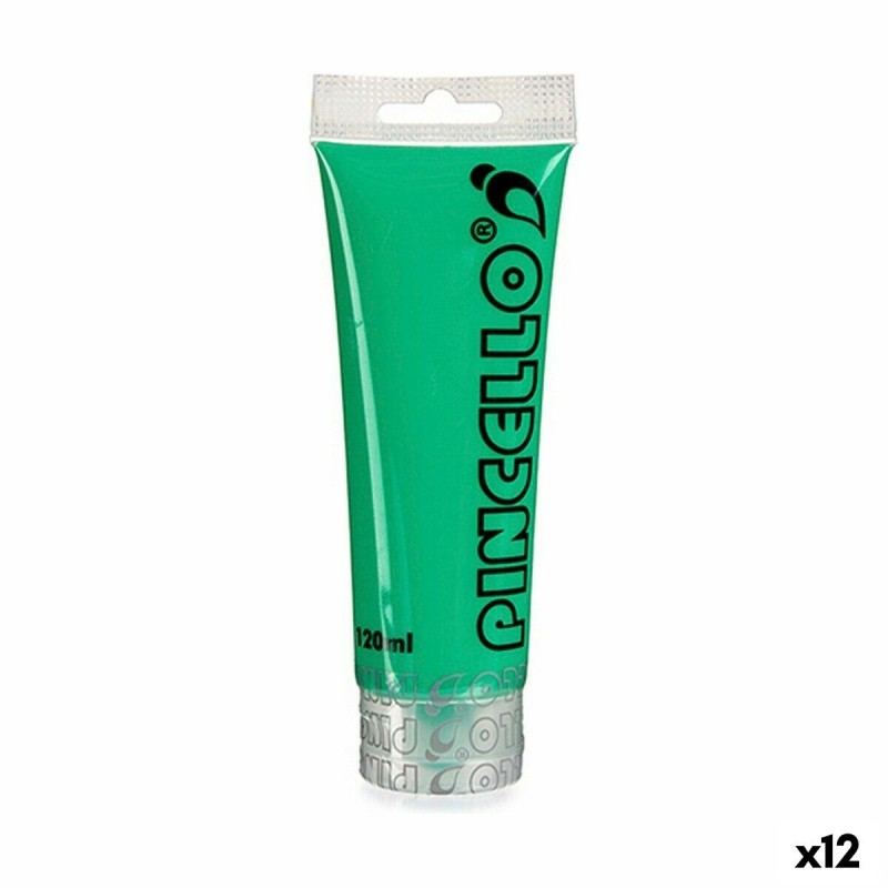 Pintura acrílica Pincello AC120-1 Verde Claro 120 ml (12 Unidades)