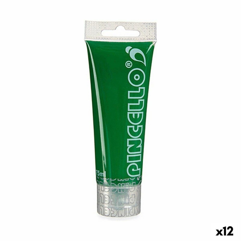 Pintura acrílica Pincello AC75-3 Verde oscuro 75 ml (12 Unidades)