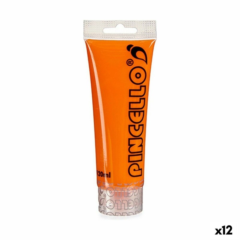 Pintura acrílica Pincello AC120-8 Naranja 120 ml (12 Unidades)