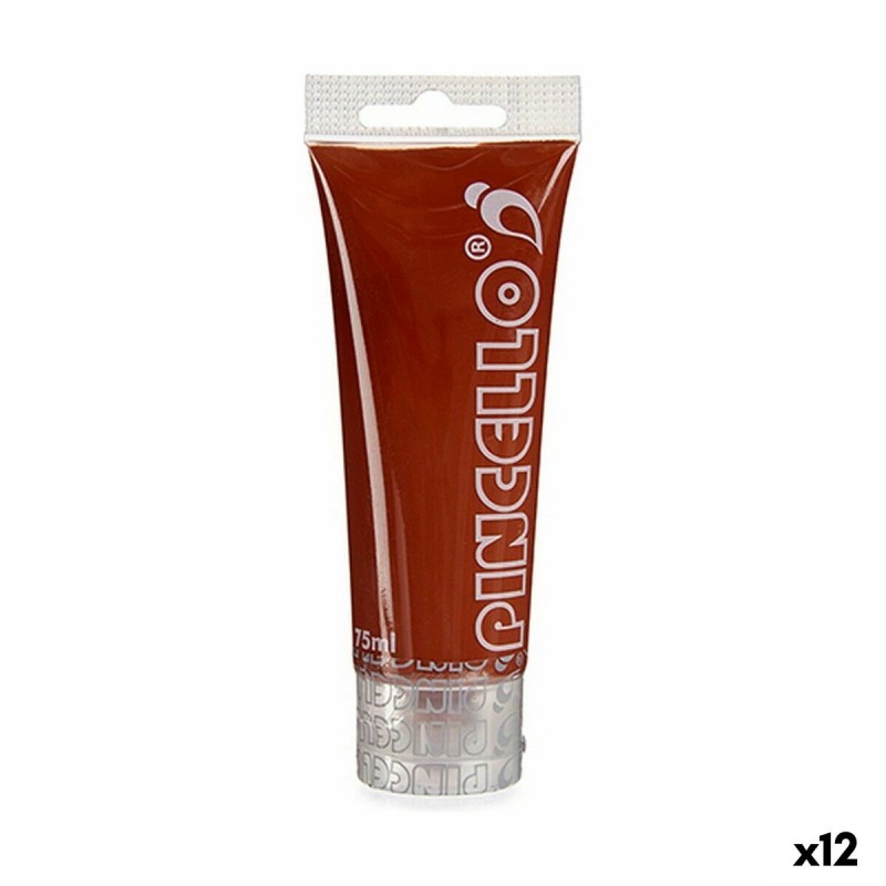 Pintura acrílica Pincello AC75-10 Marrón 75 ml (12 Unidades)