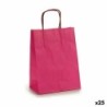Bolsa de Papel Pincello 18242 Rosa 18 x 8 x 31 cm (25 Unidades)