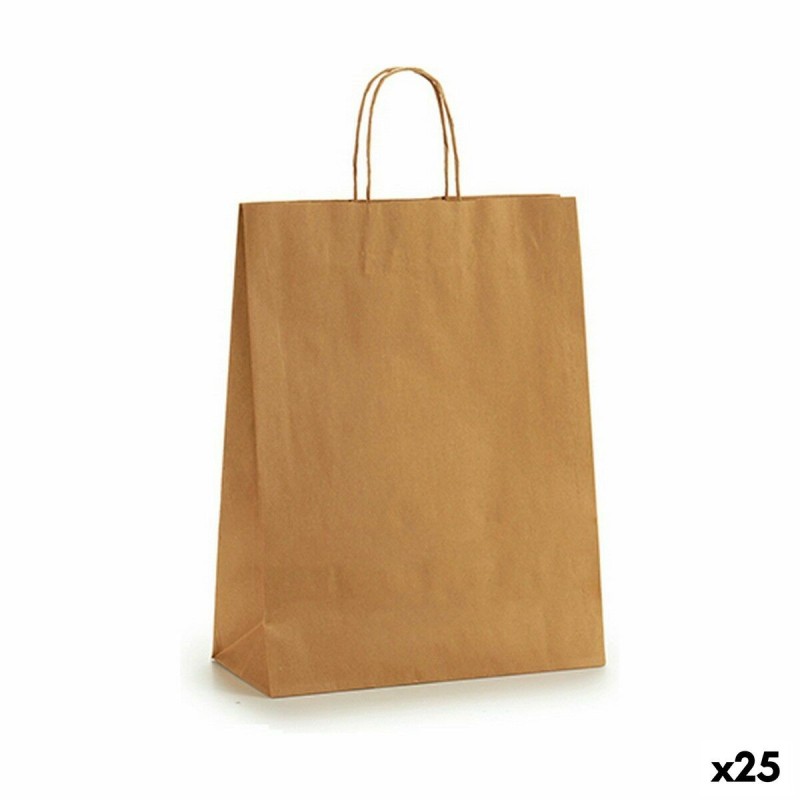 Bolsa de Papel Pincello 32410 Marrón 32 X 12 X 50 cm (25 Unidades)