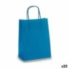 Bolsa de Papel Pincello 18242 Azul 18 x 8 x 31 cm (25 Unidades)