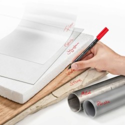 Rotulador permanente Staedtler 318-4 Naranja 0,6 mm 10 Piezas (10 Unidades)