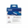Papel Continuo para Impresoras Brother DK22210 29 x 30,48 mm Blanco Negro 80 g/m² (1 unidad)