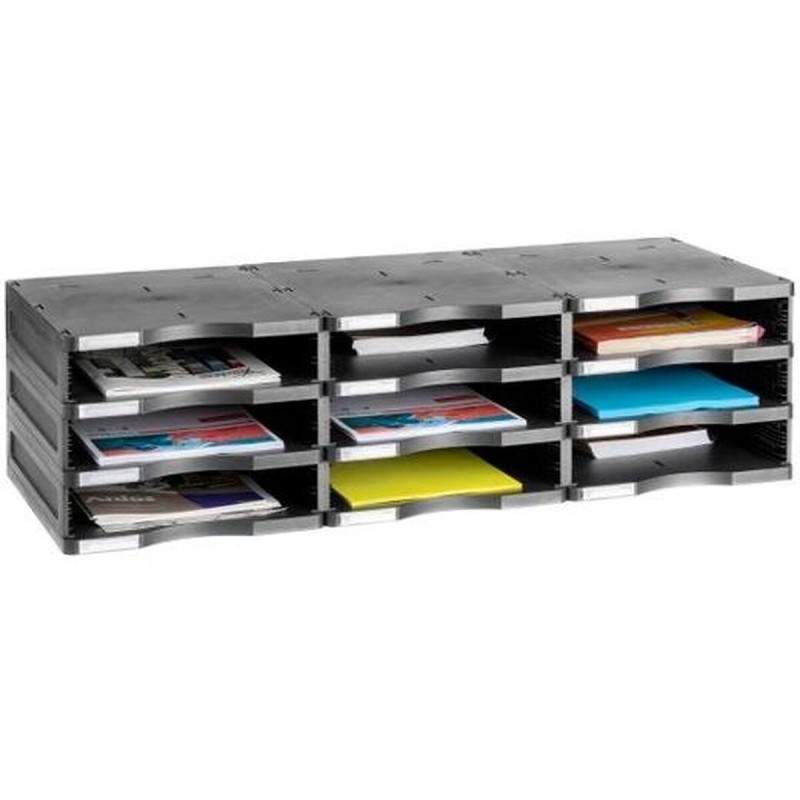 Archivador Modular Archivo 2000 Negro Poliestireno Archivador Modular Archivo 2000 Negro Poliestireno
