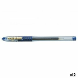 Bolígrafo de gel Pilot G1 Grip Azul 0,32 mm (12 Unidades)