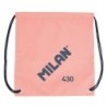 Bolsa Mochila con Cuerdas Milan Since 1918 Rosa 42 x 34 x 0,7 cm