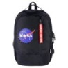 Mochila Escolar DOHE Nasa Logo Negro 32 x 45 x 17 cm