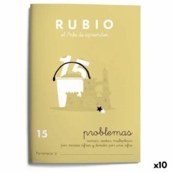 Cuaderno de matemáticas Rubio N15 A5 Español 20 Hojas (10 Unidades)