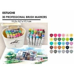 Set de Rotuladores Alex Bog Canvas Luxe Professional 30 piezas Estuche Multicolor