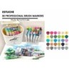 Set de Rotuladores Alex Bog Canvas Luxe Professional 30 piezas Estuche Multicolor