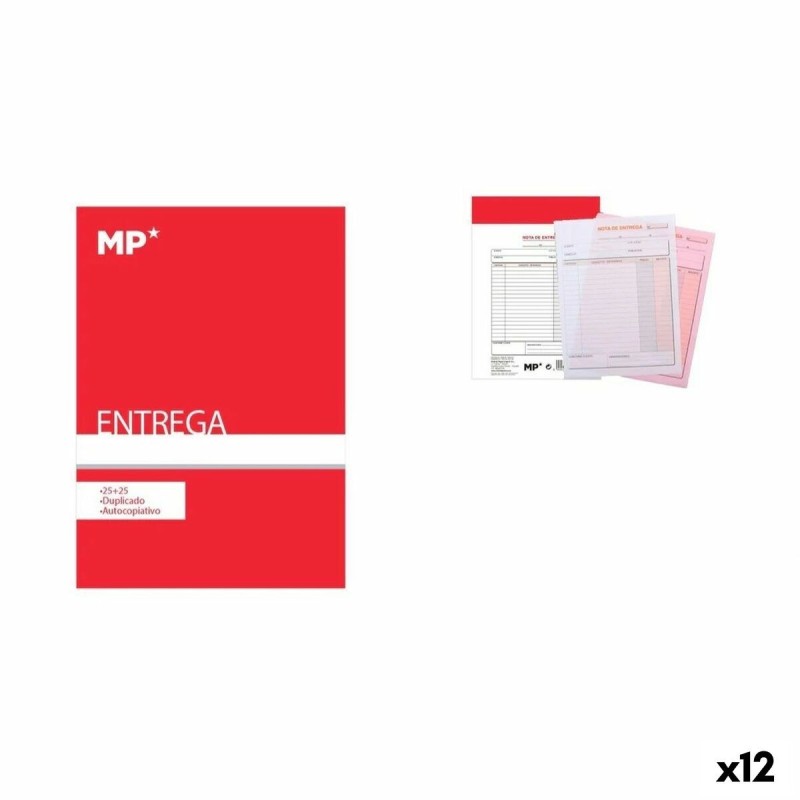 Talonario de Entregas MP 1/4 Talonario de Entregas 14,8 x 21 cm (12 Unidades) Talonario de Entregas MP 1/4 Talonario de Entregas 14,8 x 21 cm (12 Unidades)