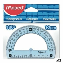 Semicírculo Maped Geometric 180 Set Plástico (12 Unidades)