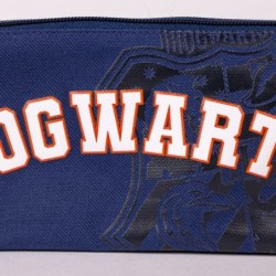 Portatodo Triple Harry Potter Howarts 22,5 x 2 x 11,5 cm Azul oscuro