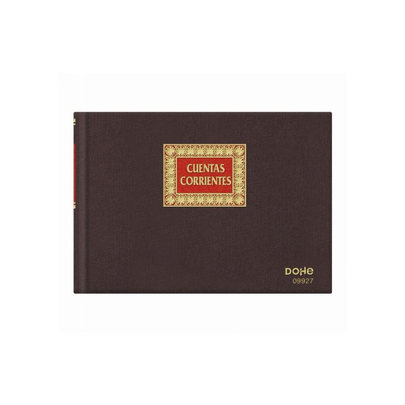 Libro de Cuentas DOHE 09927 Cuarto Burdeos 100 Hojas Libro de Cuentas DOHE 09927 Cuarto Burdeos 100 Hojas