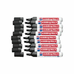 Rotulador permanente Edding N 1 Negro (10 Unidades)