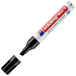 Rotulador permanente Edding N 1 Negro (10 Unidades)