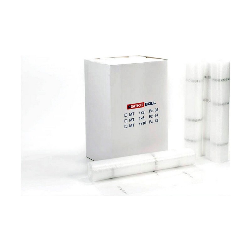 Papel de burbujas Geko Transparente 1 x 5 m Rollo