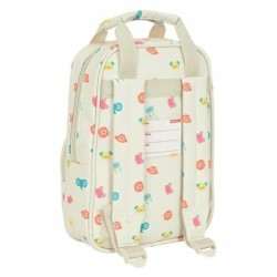 Mochila Infantil The Avengers Animals Crema Con asas