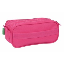 Portatodo Triple Benetton Raspberry 21,5 x 10 x 8 cm Fucsia