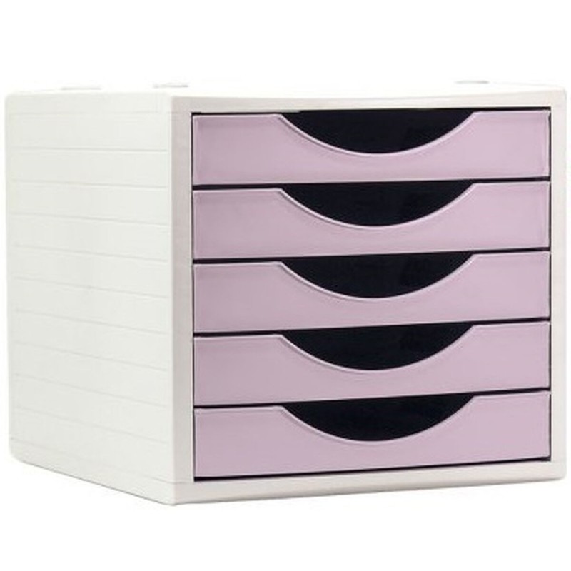 Archivador Modular Archivo 2000 Rosa Pastel 34 x 27 x 26 cm Archivador Modular Archivo 2000 Rosa Pastel 34 x 27 x 26 cm