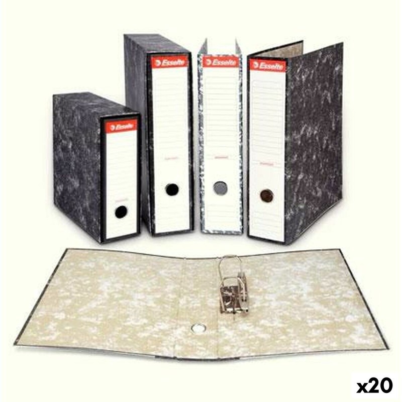 Archivador de Palanca Esselte Gris Din A4 (20 Unidades) Archivador de Palanca Esselte Gris Din A4 (20 Unidades)