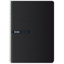 Cuaderno ENRI Status 100 Hojas A4 Negro (5 Unidades)