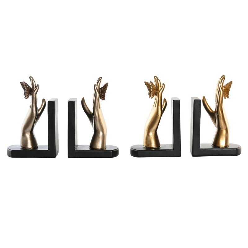 Sujetalibros DKD Home Decor 22 x 8,5 x 17 cm Resina (2 Unidades) Sujetalibros DKD Home Decor 22 x 8,5 x 17 cm Resina (2 Unidades)