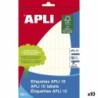 Etiquetas adhesivas Apli Blanco 10 Hojas 5 x 35 mm (10 Unidades)