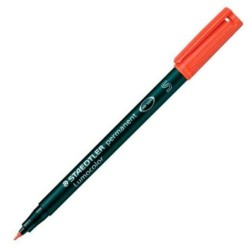 Rotulador permanente Staedtler Lumocolor 313-2 S Rojo (10 Unidades)