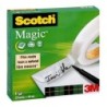 Cinta Adhesiva Scotch Magic 810 Transparente 25 mm x 66 m (9 Unidades)