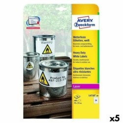 Etiquetas para Impresora Avery L4718 20 Hojas 99,1 x 139 mm (5 Unidades)