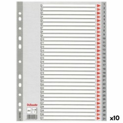Separadores Esselte 1-31 Numerado Gris A4 31 Hojas (10 Unidades)