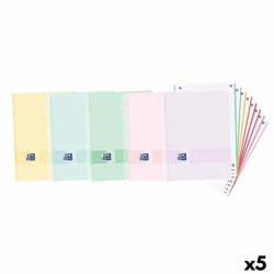 Set de Cuadernos Oxford Multicolor A4 (5 Unidades)