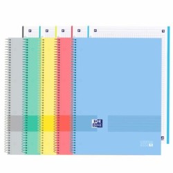 Set de Cuadernos Oxford Multicolor A4+ (5 Unidades)