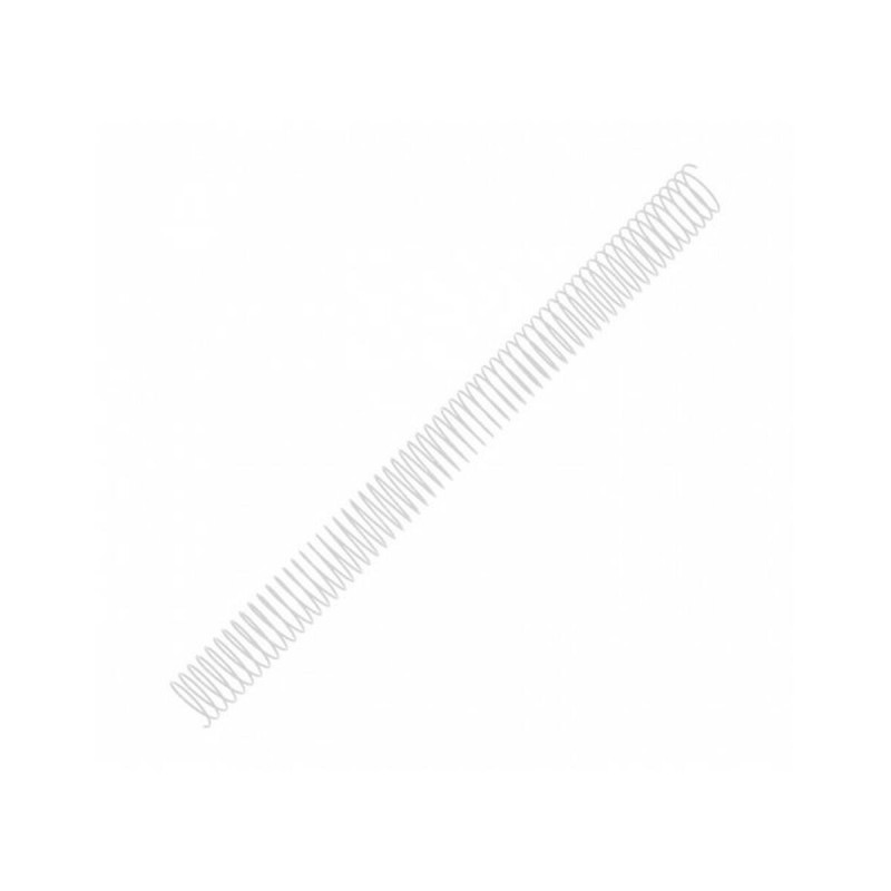 Espirales para Encuadernar Fellowes 100 Unidades Blanco Metal Ø 24 mm