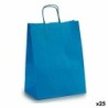 Bolsa de Papel Pincello 24312 Azul 24 x 12 x 40 cm (25 Unidades)