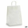 Bolsa de Papel Pincello 24312 Blanco 24 x 12 x 40 cm (25 Unidades)