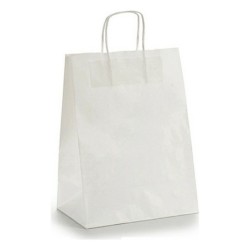 Bolsa de Papel Pincello 24312 Blanco 24 x 12 x 40 cm (25 Unidades)