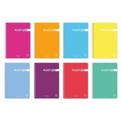 Cuaderno Pacsa Multicolor Din A4 80 Hojas 21,5 x 31,5 cm 5 Piezas