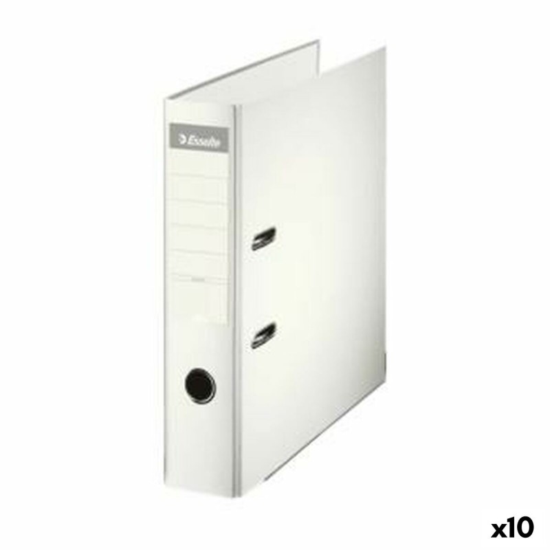 Archivador de Palanca Esselte Blanco A4 (10 Unidades) Archivador de Palanca Esselte Blanco A4 (10 Unidades)